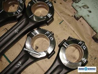 CONNECTING RODS, SMALL END BEARING, MEASUREMENTS;